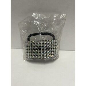 Lancôme Rhinestone Ponytail Holder Hair Tie Sparkle Black‎ Band